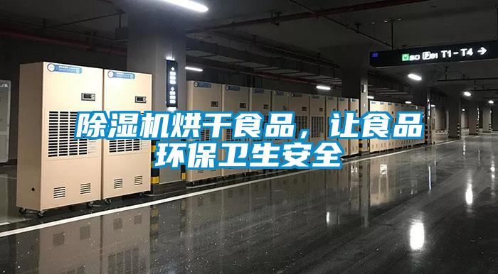 除濕機烘干食品，讓食品環保衛生安全
