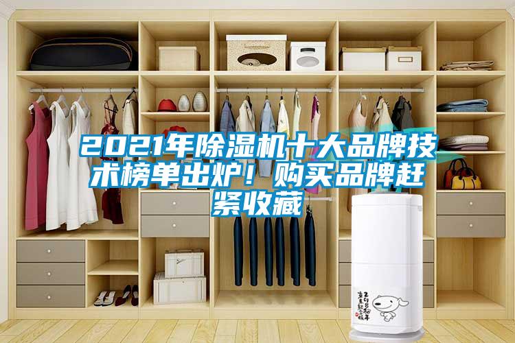 2021年除濕機(jī)十大品牌技術(shù)榜單出爐！購(gòu)買品牌趕緊收藏