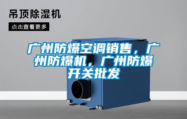 廣州防爆空調銷售，廣州防爆機，廣州防爆開關批發